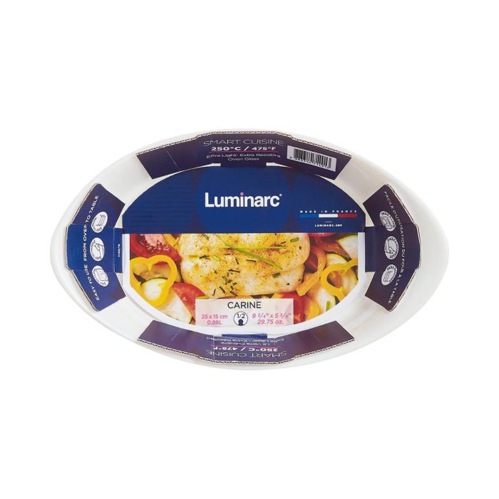 Fuente Horno Opal Smart Cuisine Luminarc 25x15 cm 4 Fuente Horno Opal Smart Cuisine Luminarc 25x15 cm 4