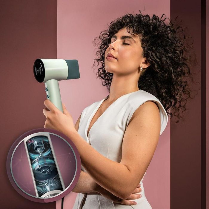 Cecotec Sèche-cheveux DryNova 3en1 1600W Ioniseur Écran Digital 3 Accessoires Menthe Cecotec Sèche-cheveux DryNova 3en1 1600W Ioniseur Écran Digital 3 Accessoires Menthe
