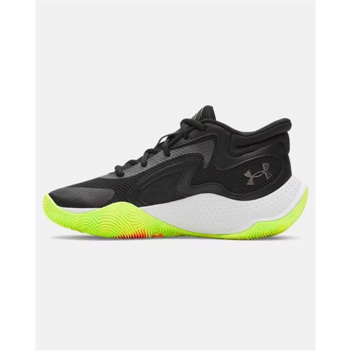 Chaussures de Basket-Ball pour Enfants Under Armour Gs Jet '25 Noir 39 1/3 4