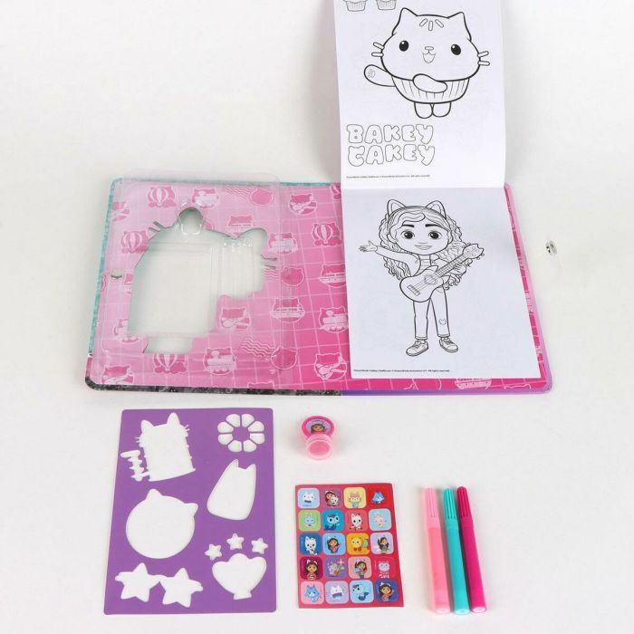 Ensemble de Papeterie Gabby's Dollhouse Multicouleur 8 Pièces 1 Ensemble de Papeterie Gabby's Dollhouse Multicouleur 8 Pièces 1