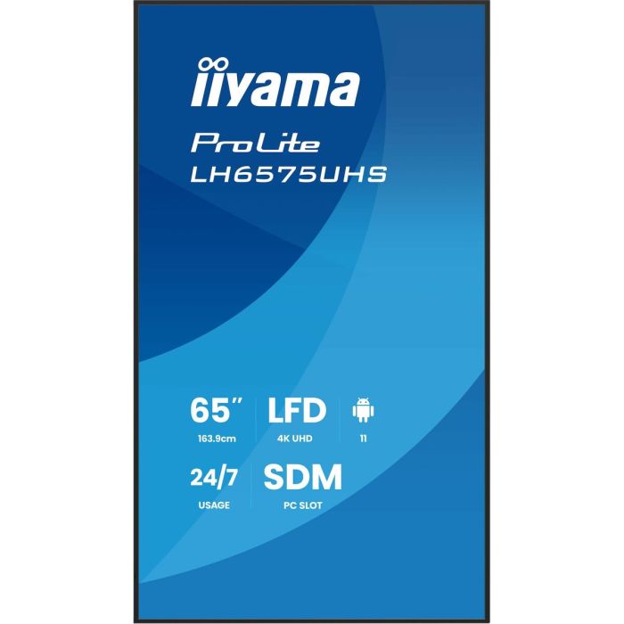 Écran Iiyama LH6575UHS-B2AG 65" 4K Ultra HD 17 Écran Iiyama LH6575UHS-B2AG 65" 4K Ultra HD 17