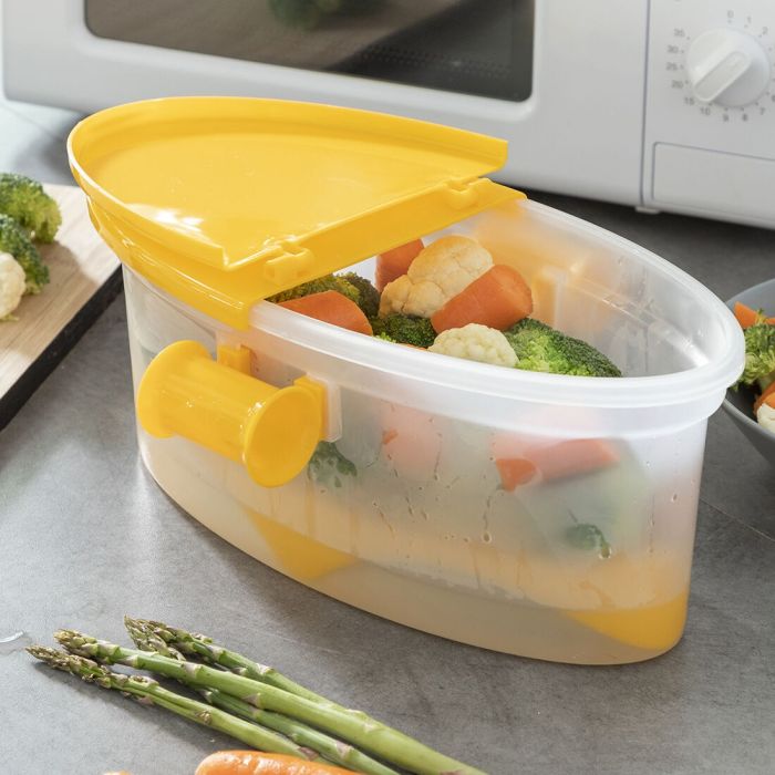 Cuiseur de Pâtes 4 en 1 pour Micro-ondes avec Accessoires et Recettes Pastrainest InnovaGoods 8