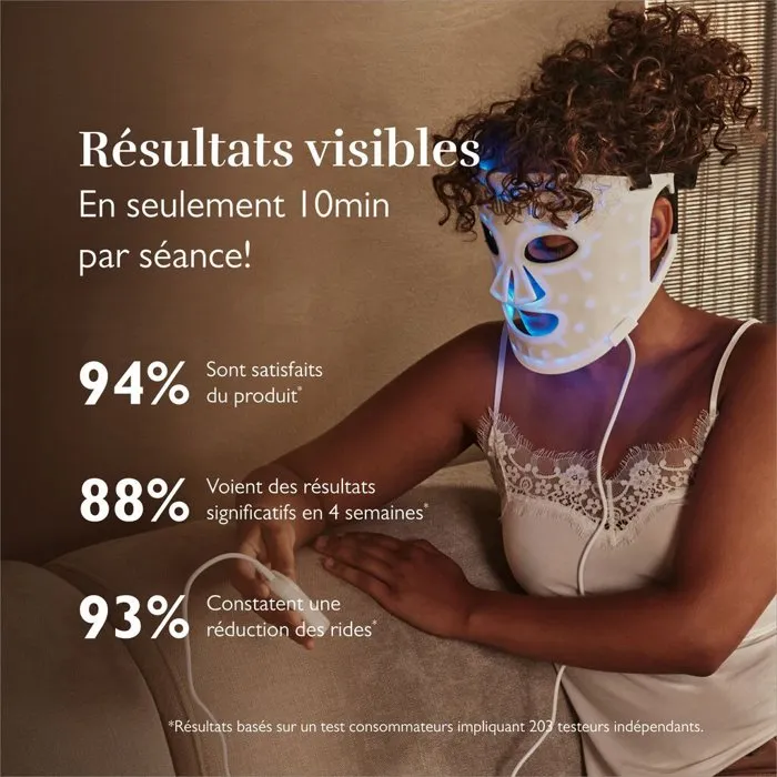 Silk'n Lumino - Masque LED de Luminothérapie 100 LEDs - Programmes automatiques - Séances anti-âge et anti-imperfections 2