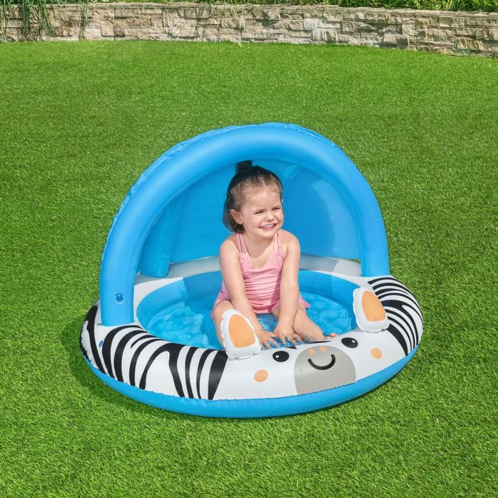 Bestway Piscine Gonflable Enfant Anneau Safari 97x66 cm +2 Ans Jardin 52559 9