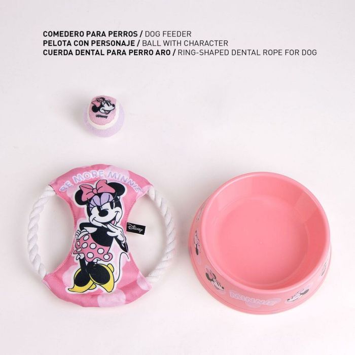 Coffret cadeau Minnie Mouse Rose 21,0 x 21,0 x 8,8 cm Chien 3
