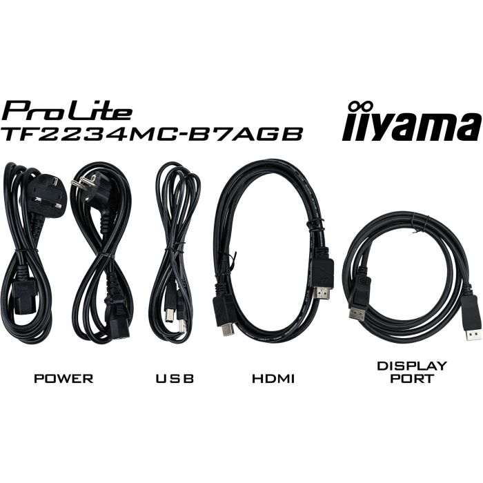IIYAMA 54.6cm (21.5") TF2234MC-B7AGB 16:9 M-Touch HDMI+DP 2