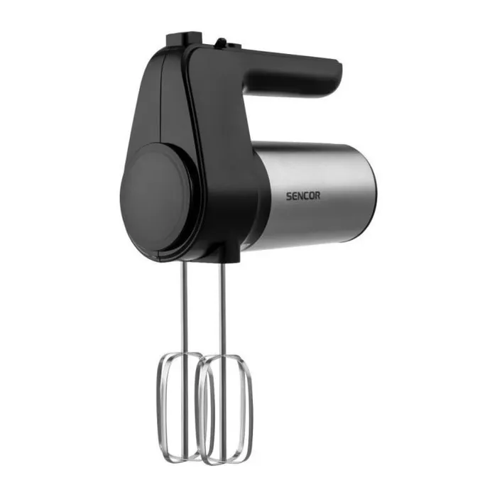 Sencor SHM 5207 Batteur électrique avec 2 Fouets et 2 Crochets à Pâte, 400 W, Vitesses Variables et Turbo