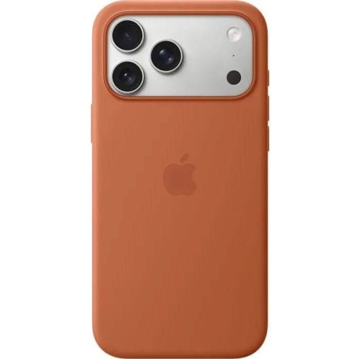 Apple Coque iPhone 17 Pro Max en silicone avec MagSafe Terracota MGFQ4ZMA Apple Coque iPhone 17 Pro Max en silicone avec MagSafe Terracota MGFQ4ZMA
