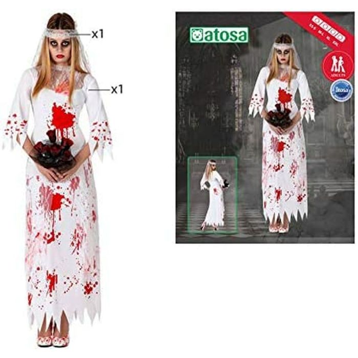 Déguisement pour Adultes 8422259149286 Blanc Assassin (2 Pièces) (M/L) 3