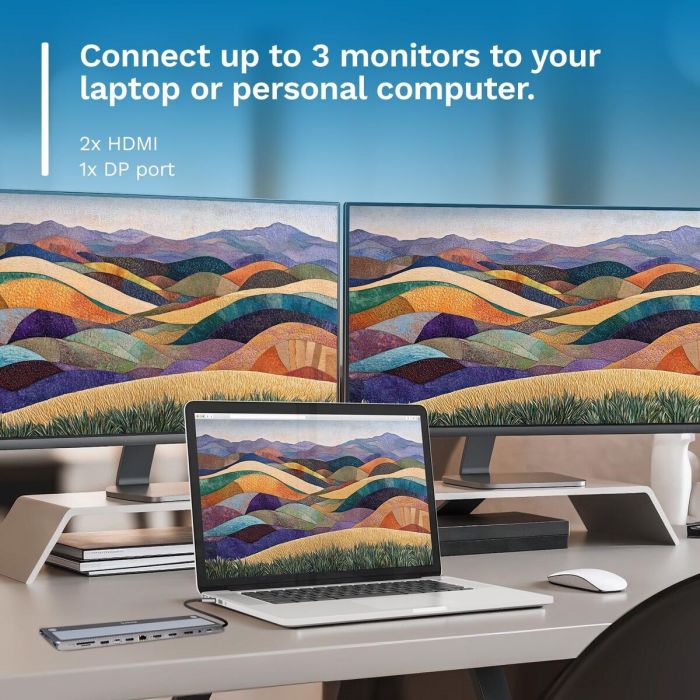 Hub USB Ewent EW1150 Gris 7