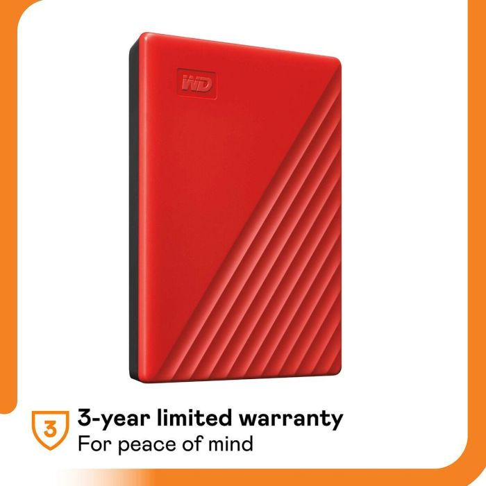 Disque dur Western Digital My Passport 2 TB Rouge 4 Disque dur Western Digital My Passport 2 TB Rouge 4