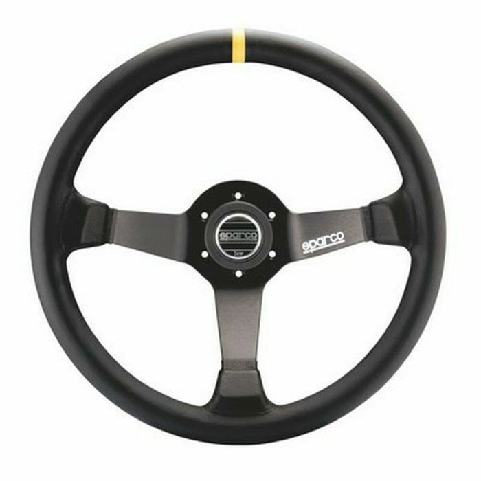 Sparco Volant Mod 345 R345 S015R345MLN Cuir 350mm Profondeur 63mm Claxon Inclus