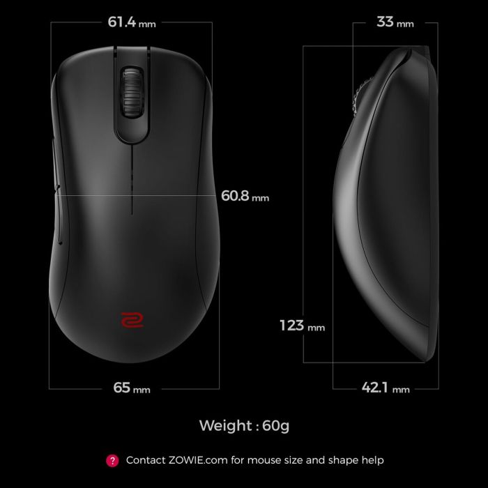 Souris Zowie 9H.N4VBE.A2E Noir 3200 DPI 7