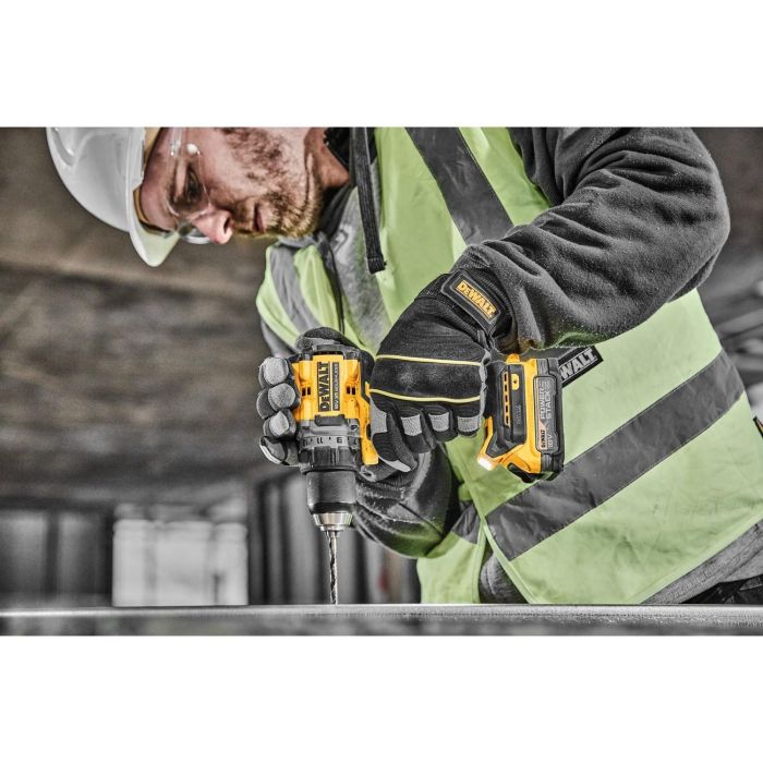 DeWALT DCD800NT-XJ - Perceuse-visseuse à percussion sans fil 18V XR (sans batterie ni chargeur) - Moteur sans balai, mandrin 13 mm, vitesse max 2000 tr/min, couple 90 Nm