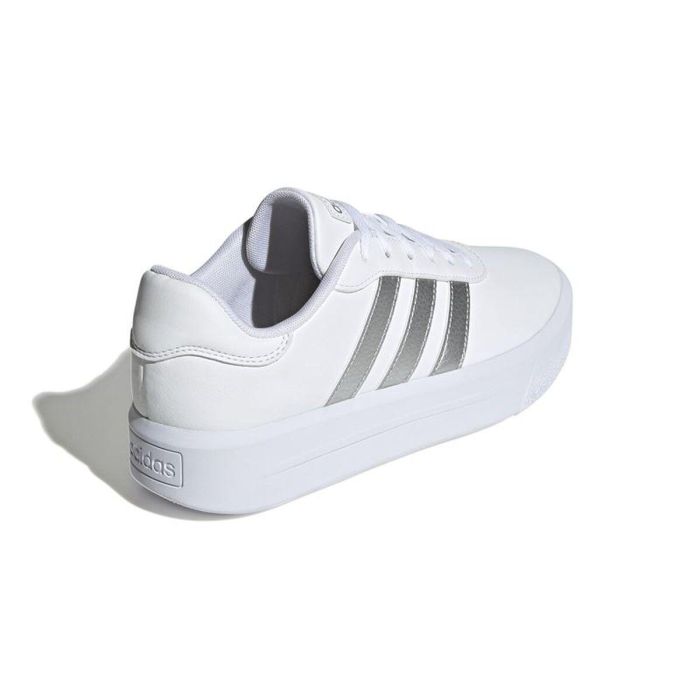 Baskets Casual pour Femme Adidas Court Platform Blanc 3