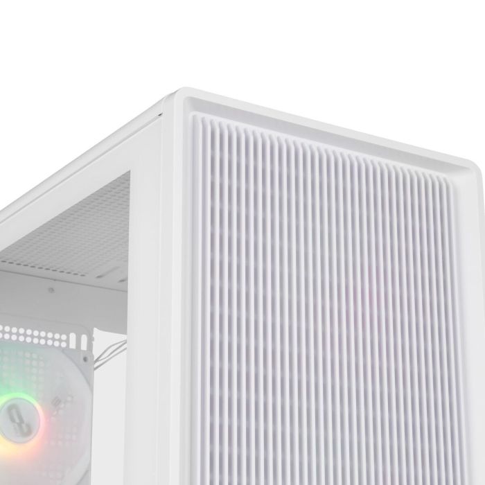 Boîtier ATX semi-tour Nox-Xtreme NXINFTYIOTAWH Blanc 2