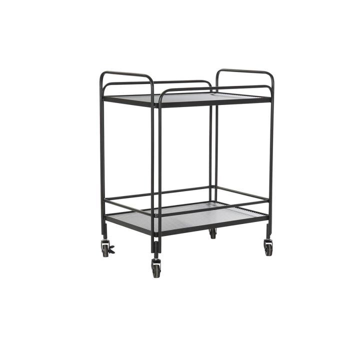 Chariot de service DKD Home Decor Noir Métal Verre 60,5 x 40,5 x 75,5 cm 0 Chariot de service DKD Home Decor Noir Métal Verre 60,5 x 40,5 x 75,5 cm 0