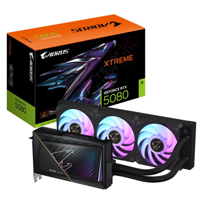 Carte Graphique Gigabyte GV-N5080AORUSX W-16GD GEFORCE RTX 5080 16 GB GDDR6 11 Carte Graphique Gigabyte GV-N5080AORUSX W-16GD GEFORCE RTX 5080 16 GB GDDR6 11