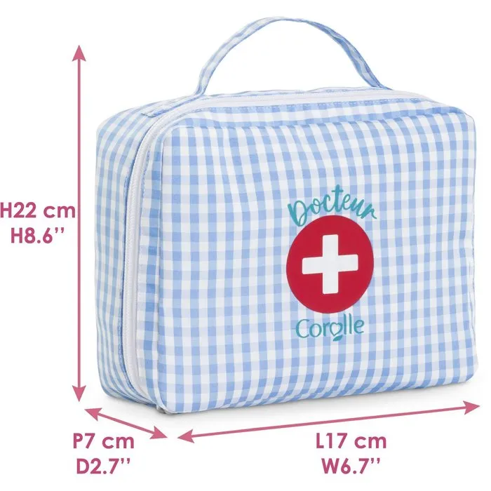 Corolle Valise Docteur et Accessoires de Jouet pour Enfant et Poupée 30 à 42 cm - Stéthoscope, Seringue, Tensiomètre - Jouet d'Imitation Dès 18 Mois Corolle Valise Docteur et Accessoires de Jouet pour Enfant et Poupée 30 à 42 cm - Stéthoscope, Seringue, Tensiomètre - Jouet d'Imitation Dès 18 Mois