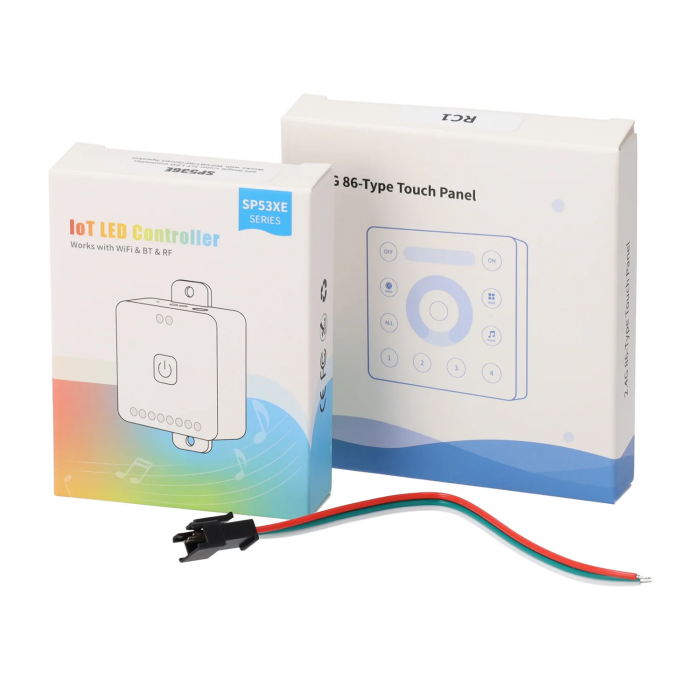 BanIanX Contrôleur LED COB SP536E Digital App + Télécommande, Contrôle Vocal Bluetooth/Wi-Fi 1 BanIanX Contrôleur LED COB SP536E Digital App + Télécommande, Contrôle Vocal Bluetooth/Wi-Fi 1