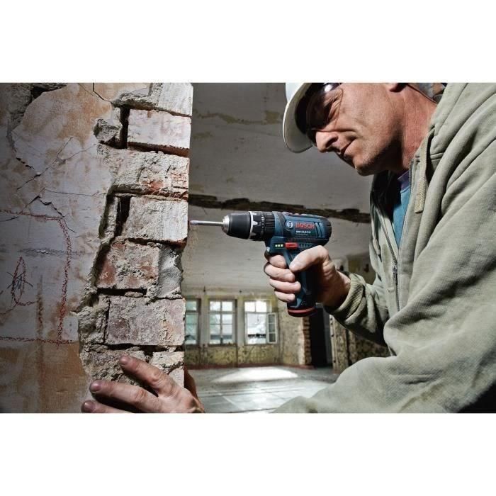 Perceuse-visseuse Bosch Professional GSR 12V-15 + 10 accessoires + 2 batteries 2,0Ah + Chargeur GAL 12V-20 - 060186810G 3