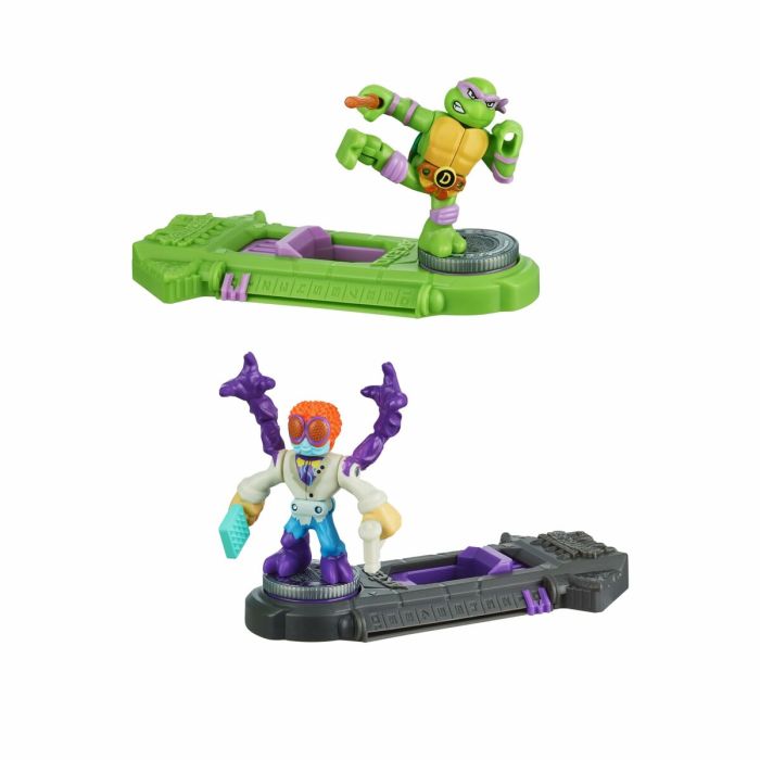 Figurines de combat Teenage Mutant Ninja Turtles Legends of Akedo: Donatello vs Baxter Stockman 6 Figurines de combat Teenage Mutant Ninja Turtles Legends of Akedo: Donatello vs Baxter Stockman 6