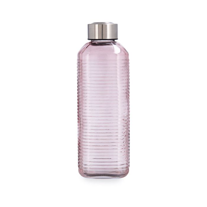 Bouteille d'eau Quid Velvet Rose verre 1 L (12 Unités)