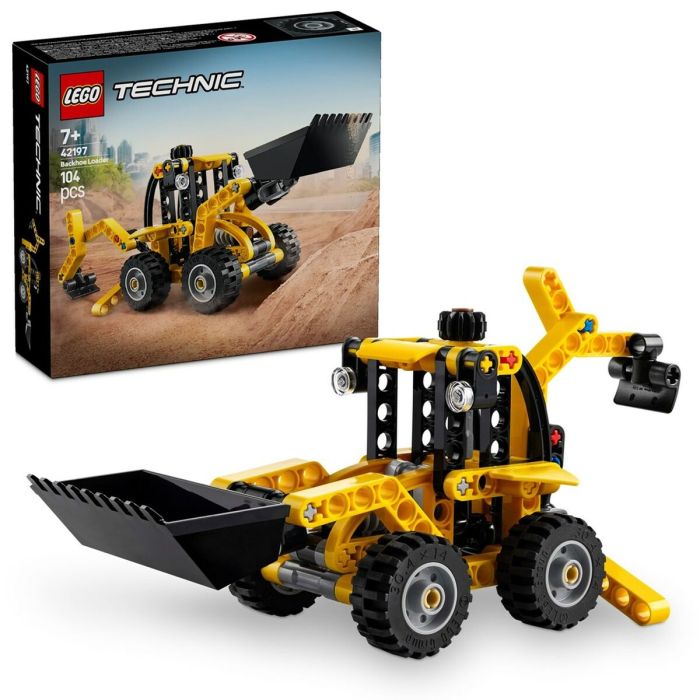 LEGO Technic 42197 Rétroexcavatrice - Jeu de construction pour enfant 7 ans et plus