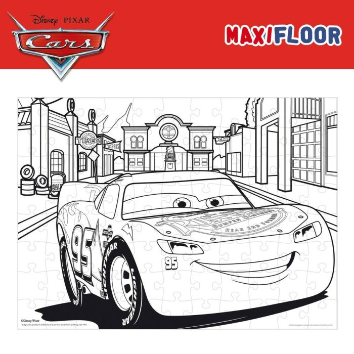 Puzzle Enfant Cars Double face 108 Pièces 70 x 1,5 x 50 cm (6 Unités) 4 Puzzle Enfant Cars Double face 108 Pièces 70 x 1,5 x 50 cm (6 Unités) 4