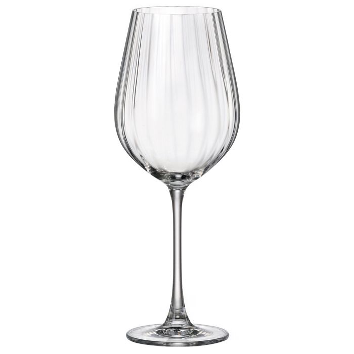 verre de vin Bohemia Crystal Optic Transparent 650 ml 6 Unités 1 verre de vin Bohemia Crystal Optic Transparent 650 ml 6 Unités 1