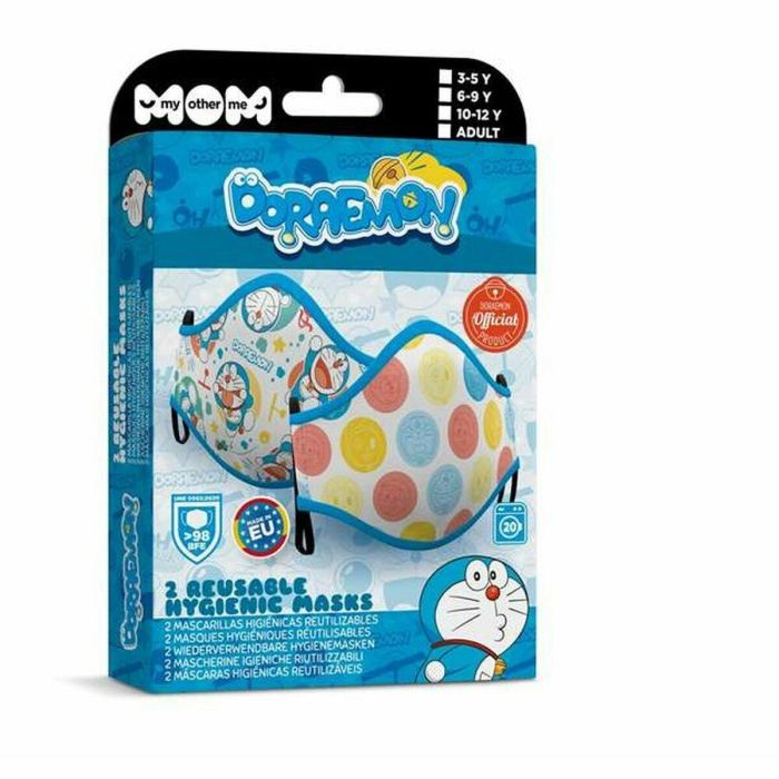 Masque en tissu hygiénique réutilisable My Other Me Doraemon Premium 10-12 Ans