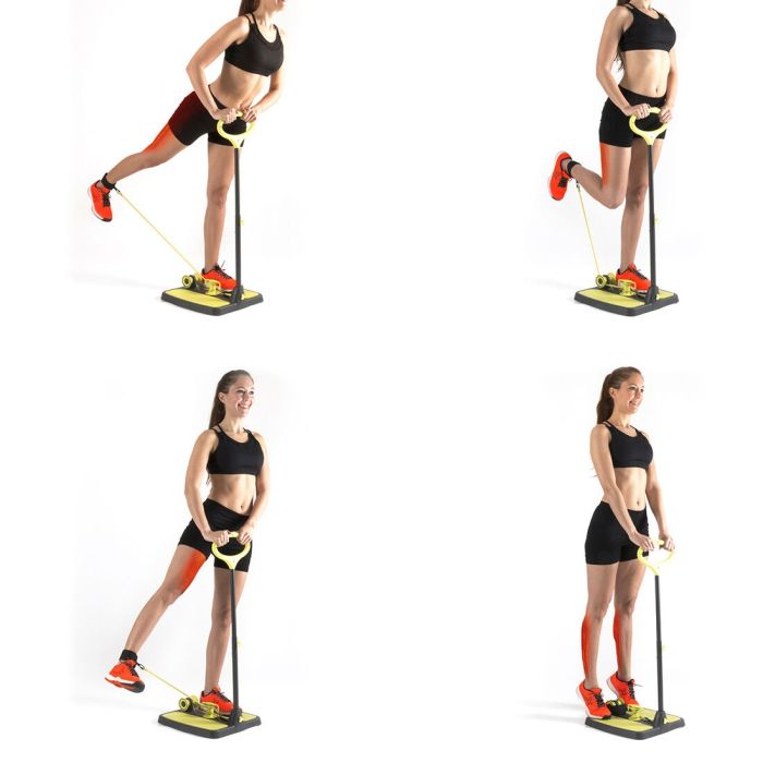 Plateforme de Fitness pour Fessiers et Jambes avec Guide d'Exercices InnovaGoods 5 Plateforme de Fitness pour Fessiers et Jambes avec Guide d'Exercices InnovaGoods 5