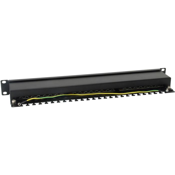 Equip Patchpanel 24x RJ45 Cat6 19" FTP 1HE ISO/IEC schwarz 1