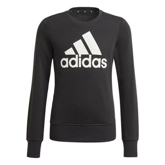 Sweat-shirt sans capuche fille G BL SWT Adidas GP0040 Noir 0 Sweat-shirt sans capuche fille G BL SWT Adidas GP0040 Noir 0