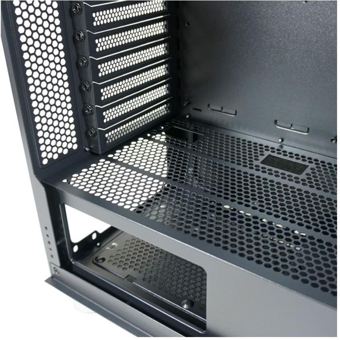 LC-Power LC-8000B-ON - Boîtier PC Midi Tower Noir, ATX, 2x USB 3.2, 1x USB-C, Gestion des câbles, Filtre anti-poussière, pour Gaming