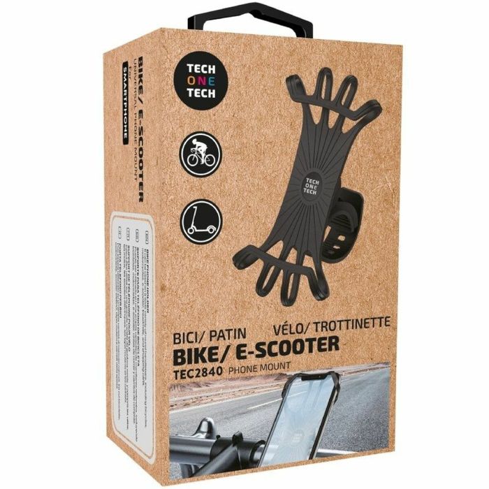 Support Smartphone pour Vélo Tech One Tech TEC2840 Silicone 1 Support Smartphone pour Vélo Tech One Tech TEC2840 Silicone 1