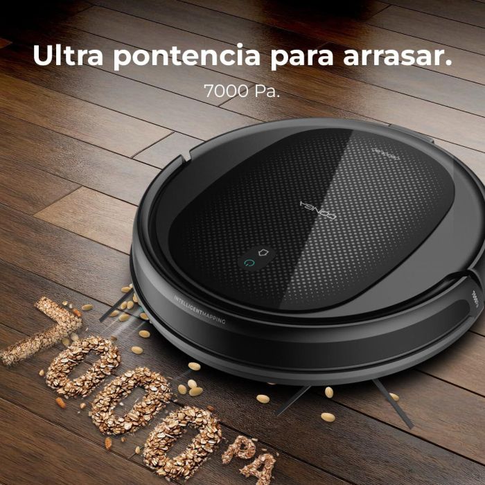 Aspirateur robot Cecotec Conga M20, 7000Pa, 160min, Wi-Fi, App, iTech Gyro, noir 10