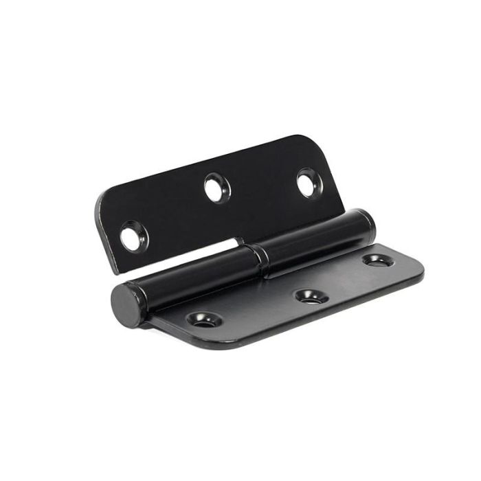 Pernio Inoxidable Canto Redondo 90-65-2,5 Derecha Negro Herrajes Alk 1 Pernio Inoxidable Canto Redondo 90-65-2,5 Derecha Negro Herrajes Alk 1