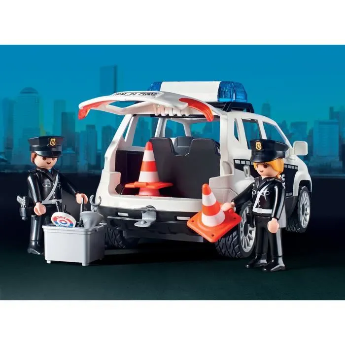 Playmobil 71602 Commissariat de véhicules - Figurine et jouet de construction