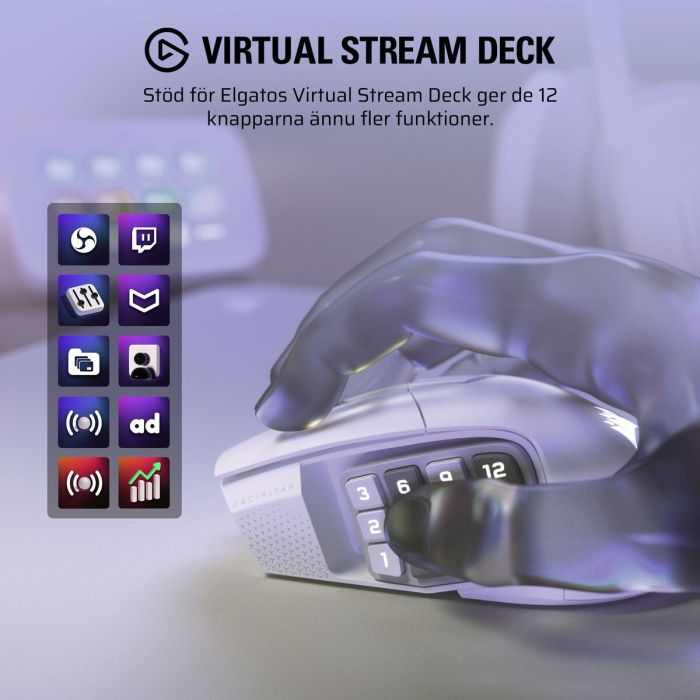 Souris Corsair CH-9314011-WW Blanc 5