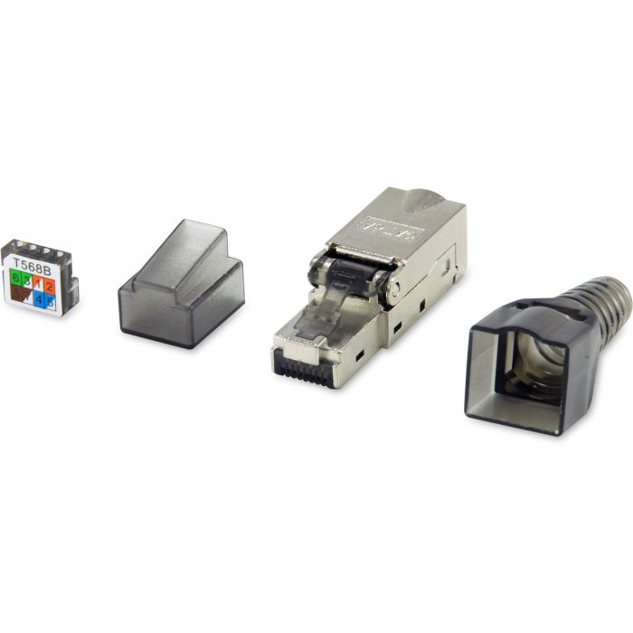Equip Steckverbinder RJ45 Cat6A 5er Set. geschirmt werk.frei 0 Equip Steckverbinder RJ45 Cat6A 5er Set. geschirmt werk.frei 0