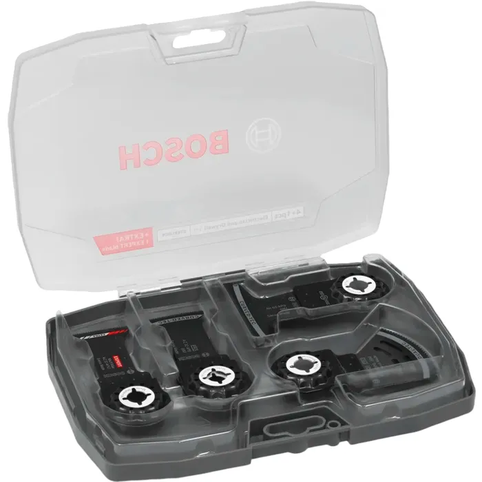 Bosch Professional - Coffret de lames oscillantes pour électriciens et plaquistes - 5 pièces - Pour outils multifonctions Bosch Professional - Coffret de lames oscillantes pour électriciens et plaquistes - 5 pièces - Pour outils multifonctions