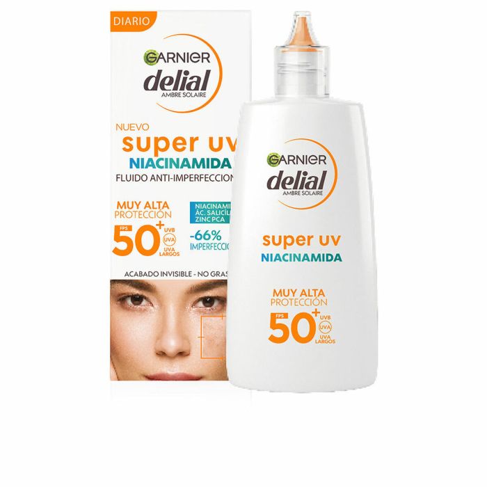 Garnier DELIAL SUPER UV Niacinamide Anti-Imperfections SPF50+ Crème Fluide 40 ml