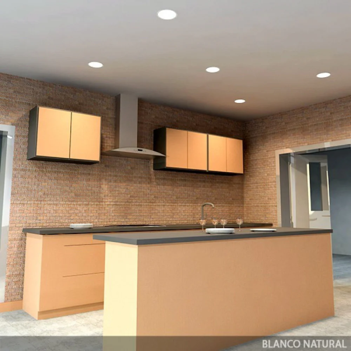 Placa LED Circulaire 12W 1200Lm 2700K 40.000H Blanche HO-PLCIR12W-WW 5