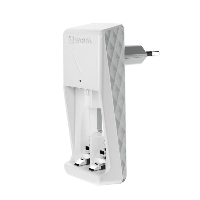 Chargeur de batterie Varta 57656 101 401 Mini 2 Batteries Blanc AA/AAA 1