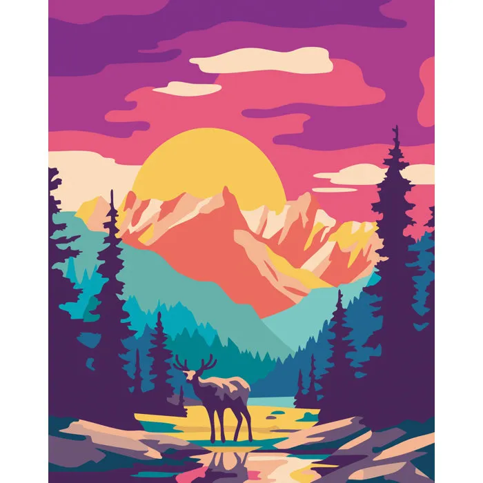 Ravensburger - CreArt - Peinture par numéros pour Adultes - Parc National - Format 24x30 cm - Loisir Créatif - Réf. 12023148 Ravensburger - CreArt - Peinture par numéros pour Adultes - Parc National - Format 24x30 cm - Loisir Créatif - Réf. 12023148