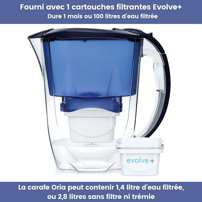 Carafe Filtrante Aqua Optima Bleu Plastique 2,8 L 3 Carafe Filtrante Aqua Optima Bleu Plastique 2,8 L 3