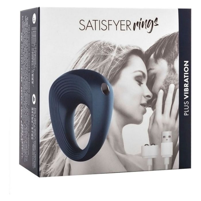 Anneau de Pénis vibrant Satisfyer Power Ring Bleu 1