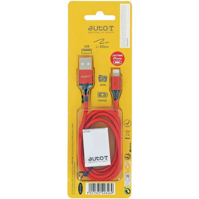 Câble - AUTO T - 540346 - USB 2.0 - Lightning 3