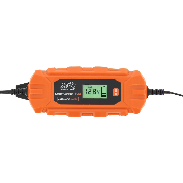 Xl Perform Tools XLPT - Chargeur de batterie de voiture 12V 6V 70W 4A avec mode mémoire (Supply), protection IP65, câble 3 m - Compatible AGM, GEL, Lithium, affichage numérique Xl Perform Tools XLPT - Chargeur de batterie de voiture 12V 6V 70W 4A avec mode mémoire (Supply), protection IP65, câble 3 m - Compatible AGM, GEL, Lithium, affichage numérique